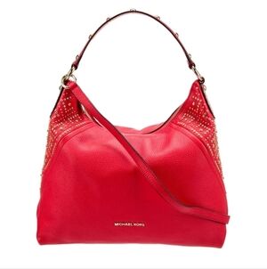 MATCHING SET !!!Nwot Michael Michael Kors Stud Embellished Leather Hobo